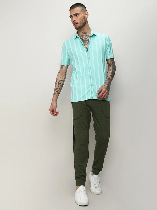 Unbalanced Striped Shirt