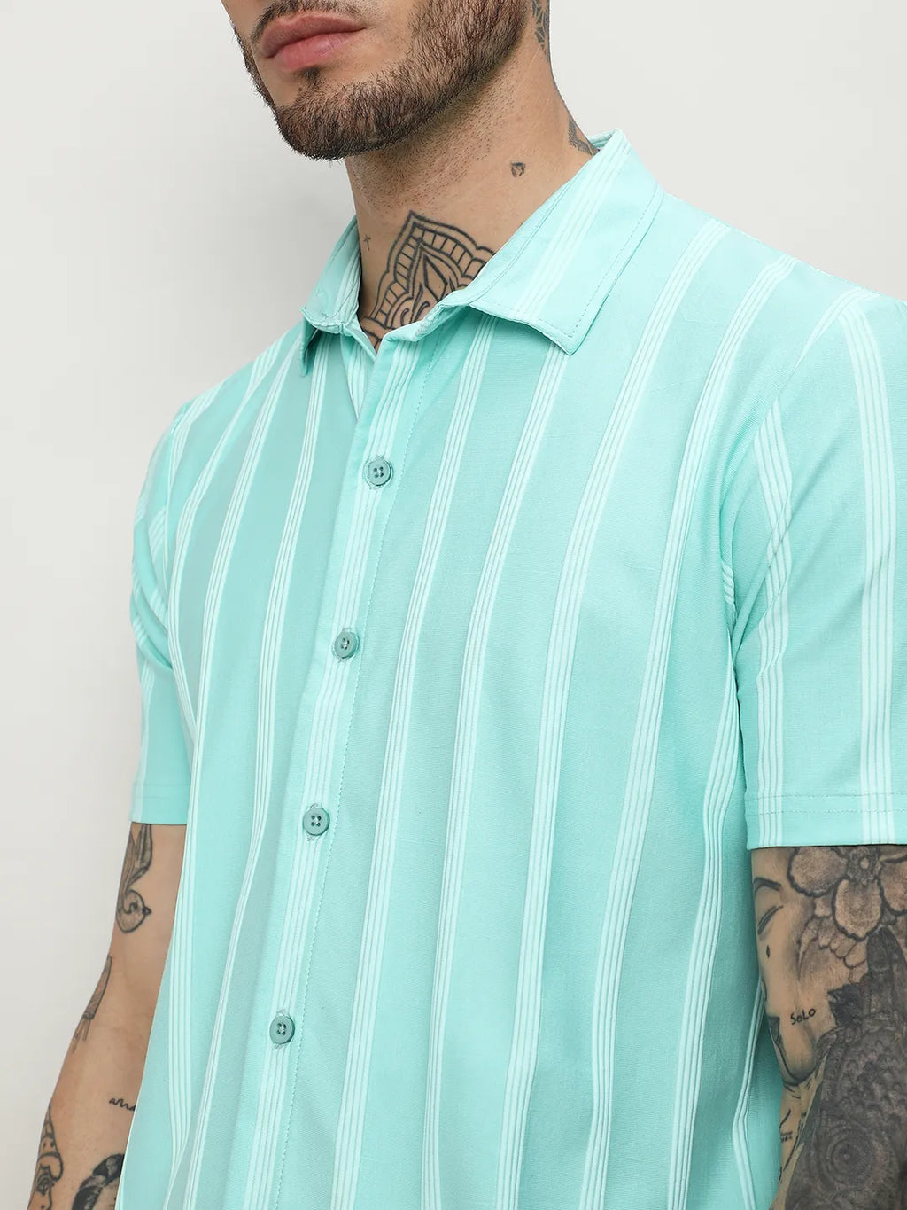 Unbalanced Striped Shirt