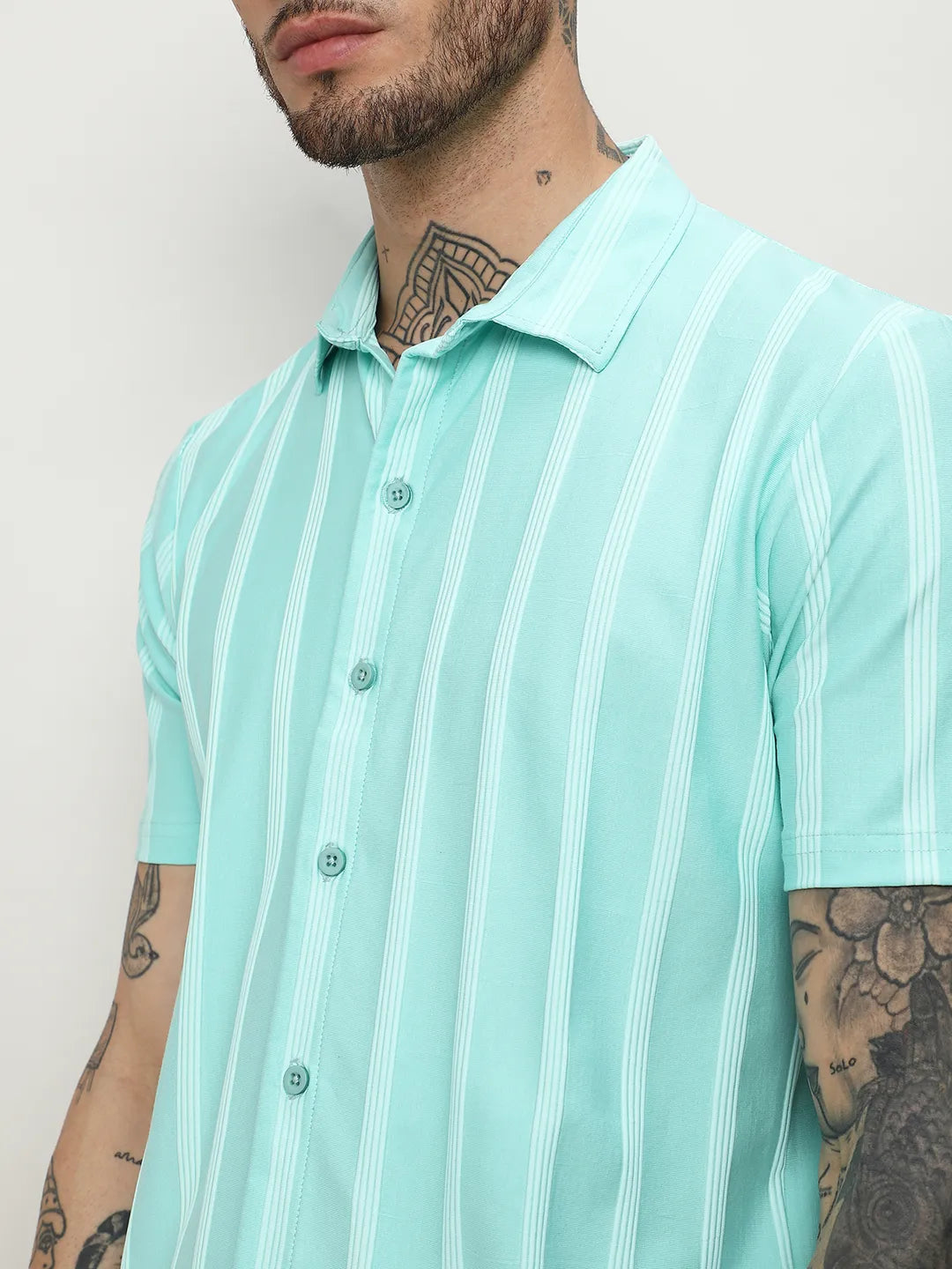 Unbalanced Striped Shirt