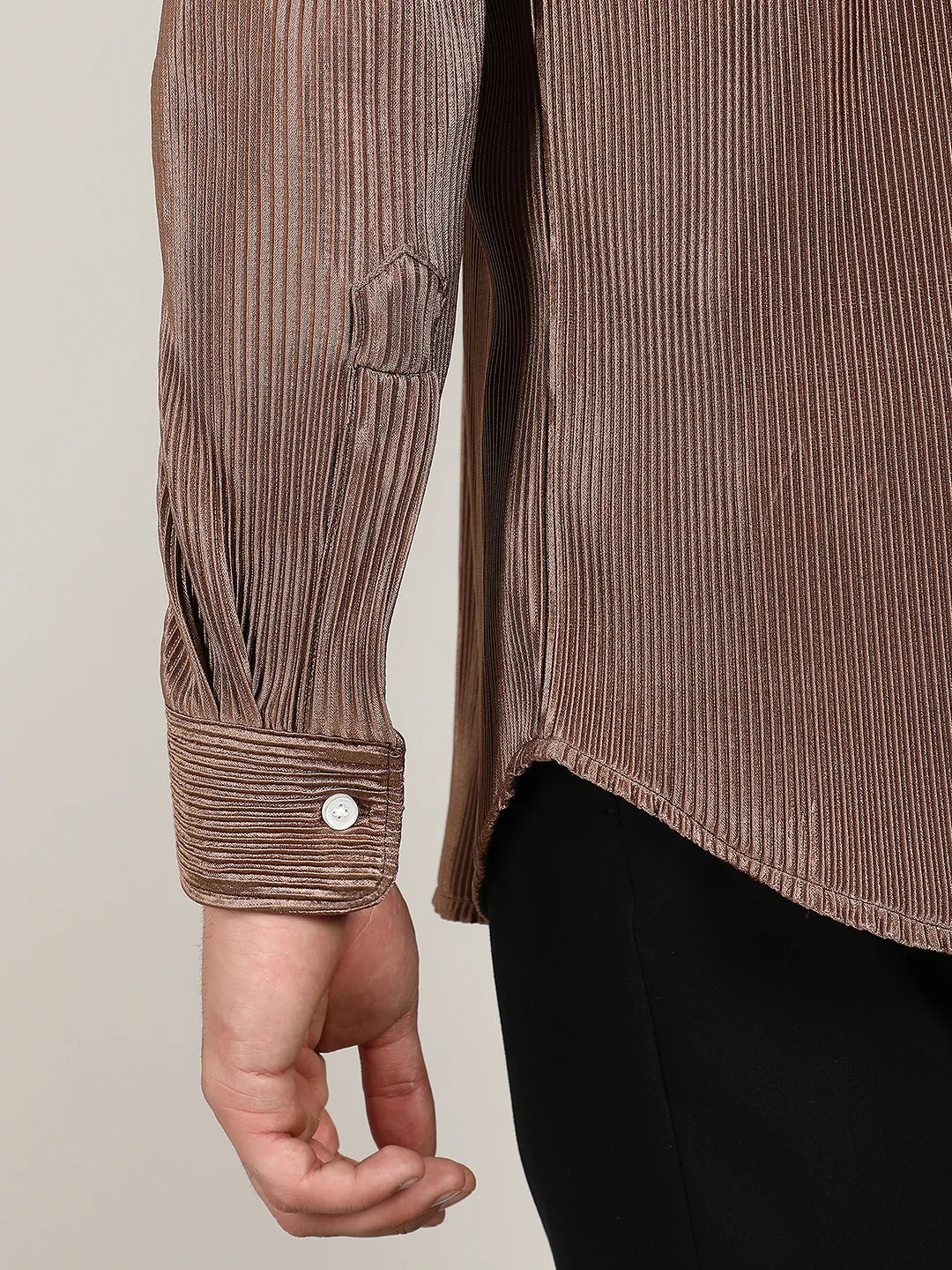 Pleat-Creased Shirt