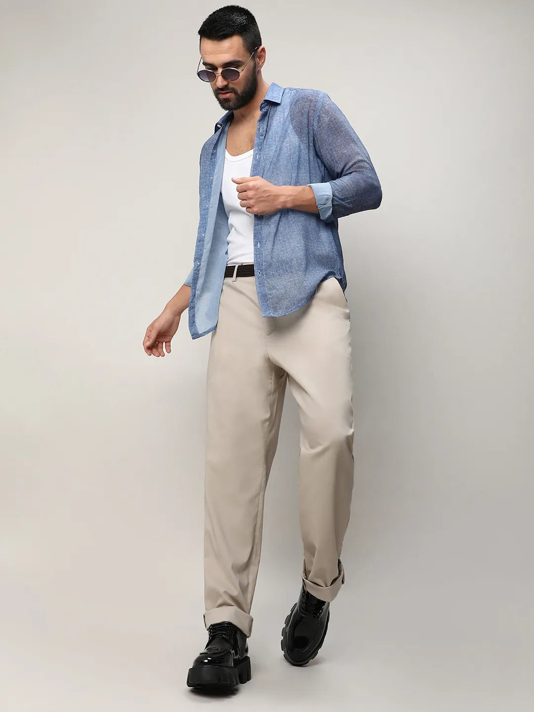 Gauzy Heathered Shirt