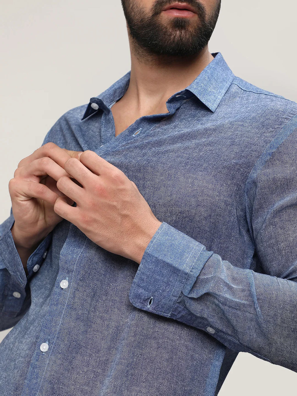 Gauzy Heathered Shirt