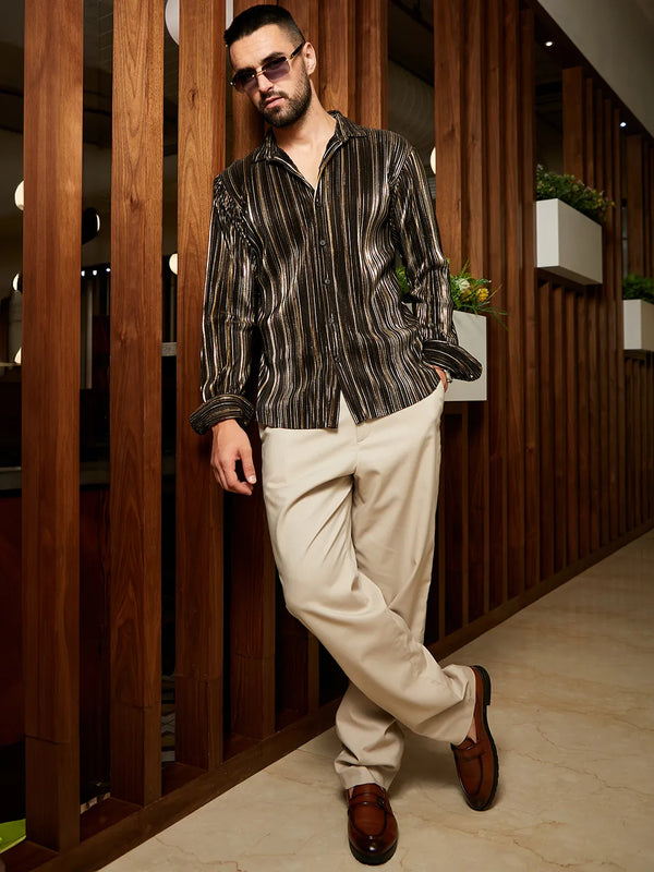 Pleat-Creased Shirt