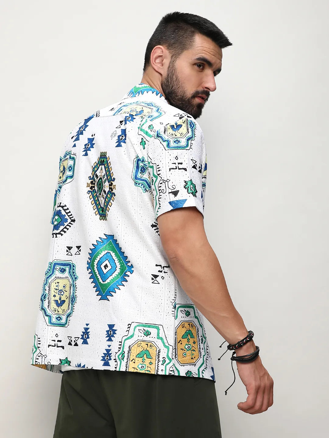 Mesh Aztec Shirt