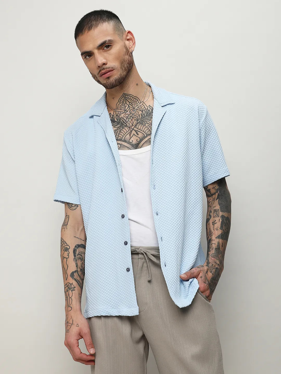 Self-Design Block Shirt