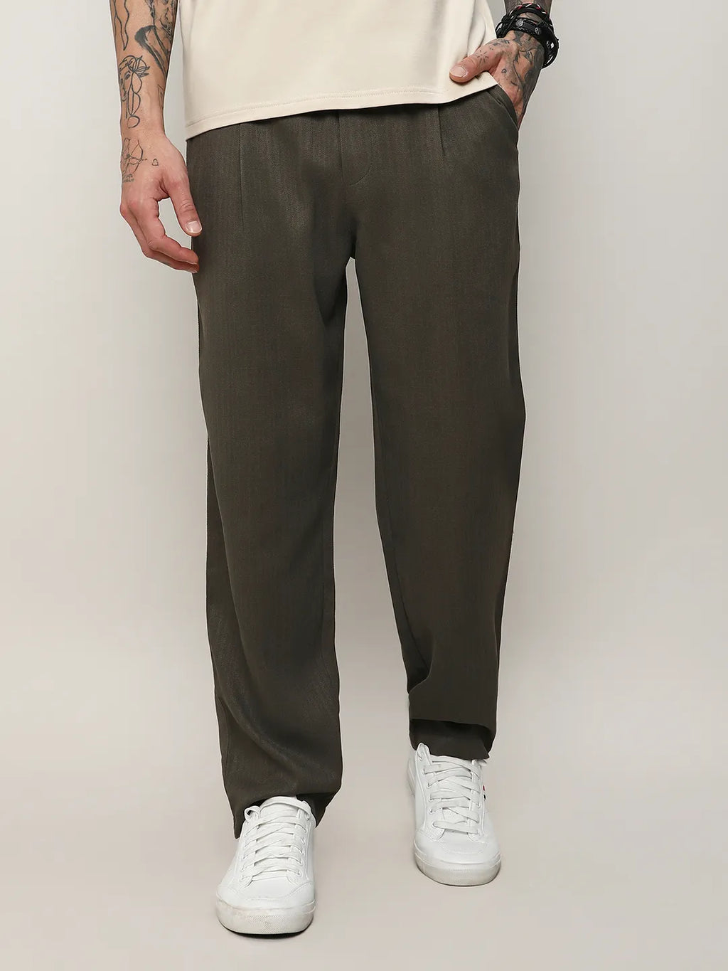 Lightweight - Solid Tailored Trousers