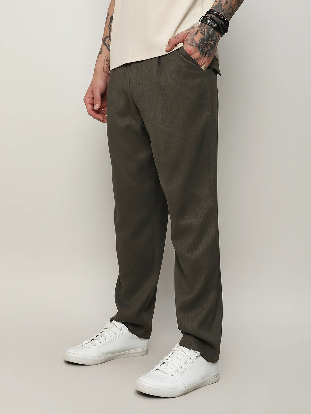 Lightweight - Solid Tailored Trousers