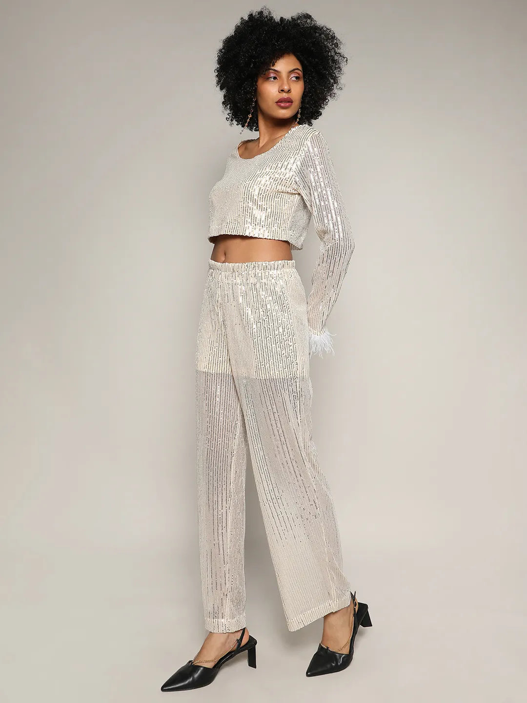 Sheer Sequin Co-Ord Set