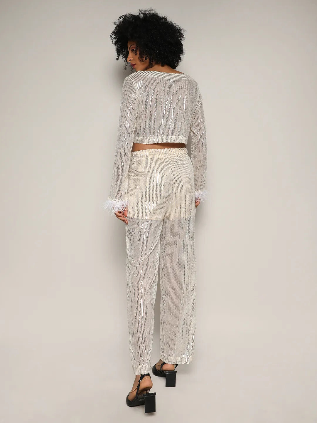 Sheer Sequin Co-Ord Set