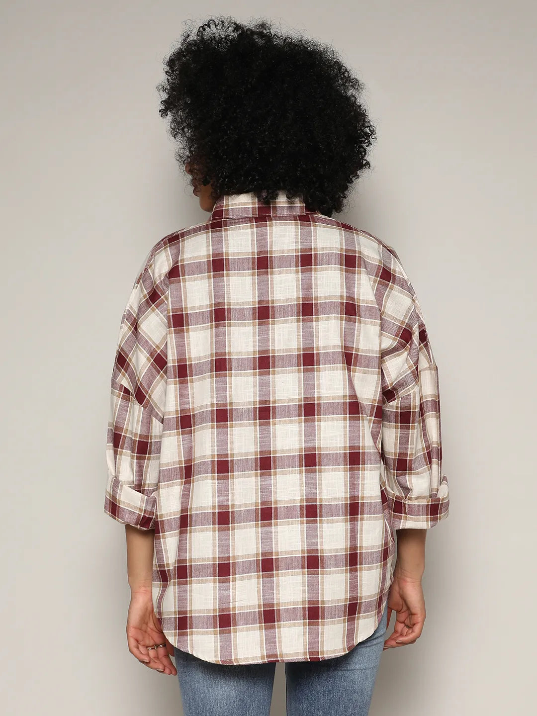 Tartan Plaid Boxy Shirt