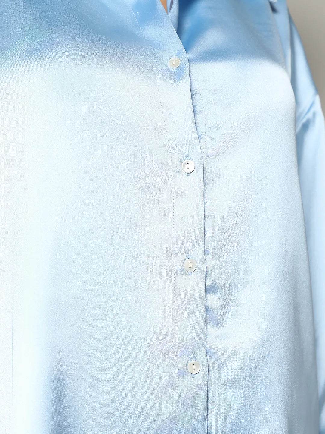 Boxy Satin Shirt