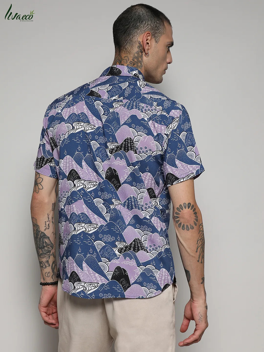 Ecoliva Contrast Landscape Shirt