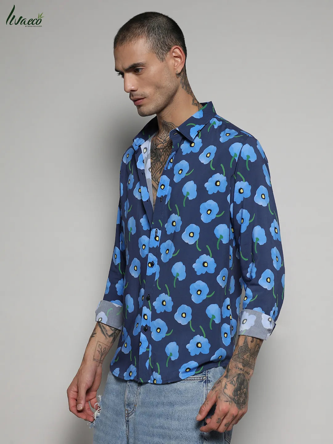 Ecoliva Flora Block Shirt