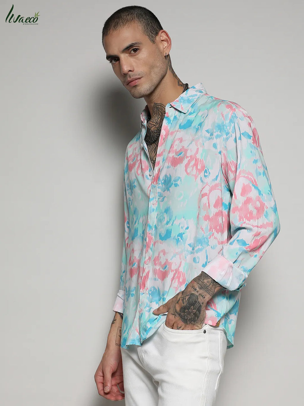 Ecoliva Faded Roses Shirt