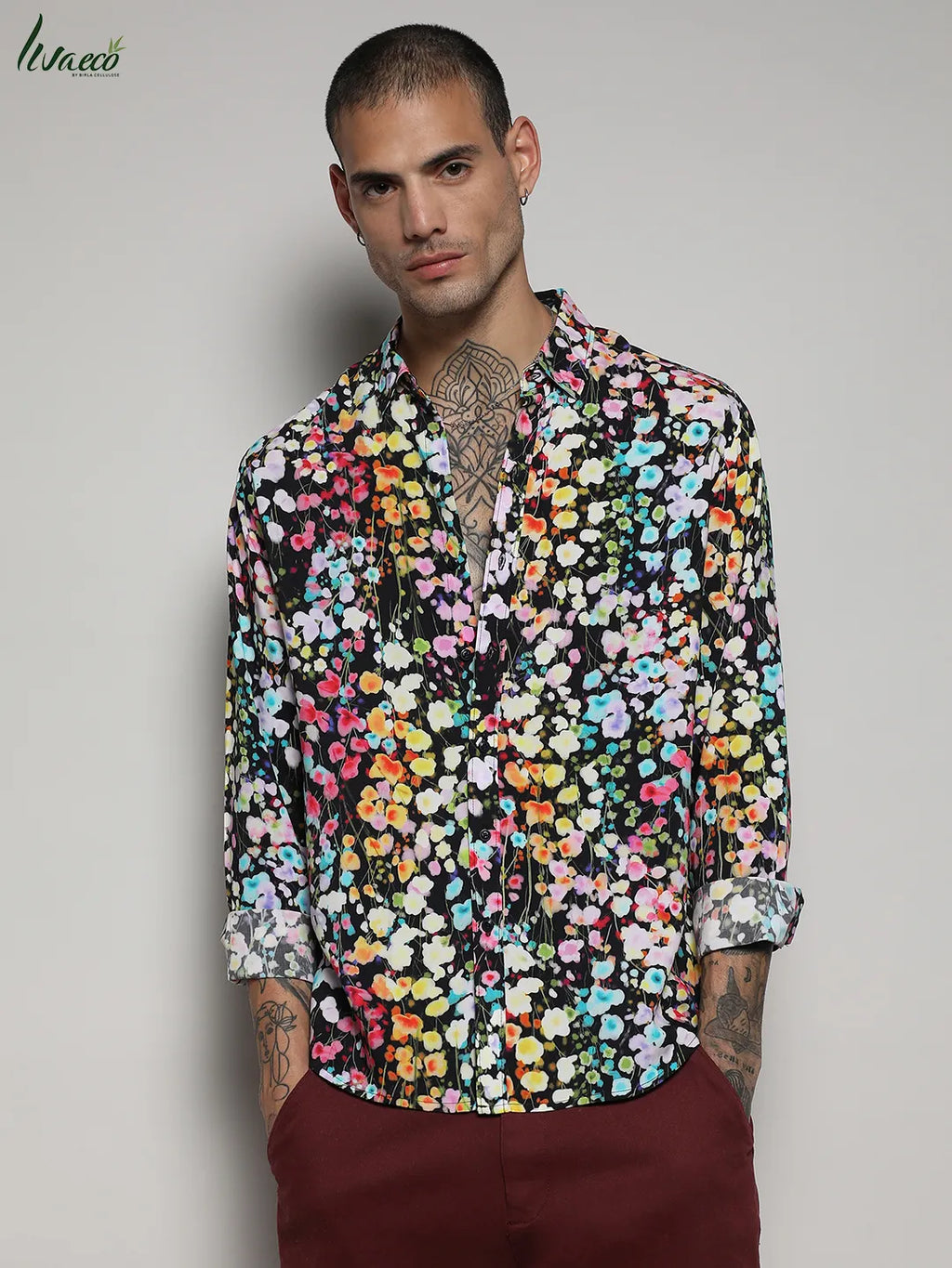 Ecoliva Botanical Cluster Shirt