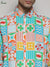 EcoLiva Multicolour Mosaic Block Shirt