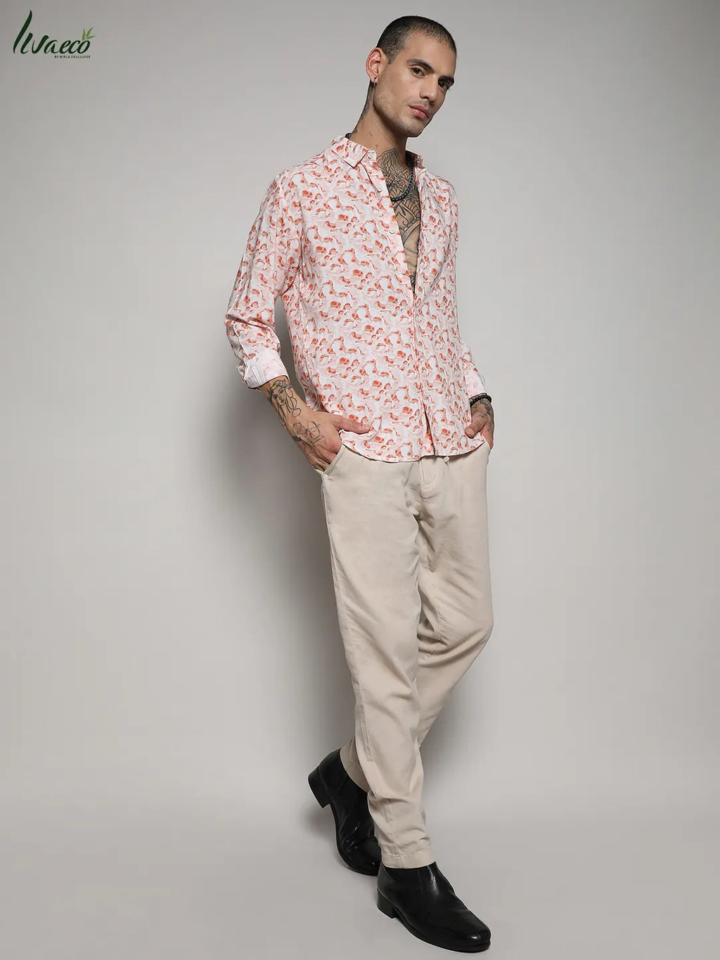 Ecoliva Abstract Swirl Shirt