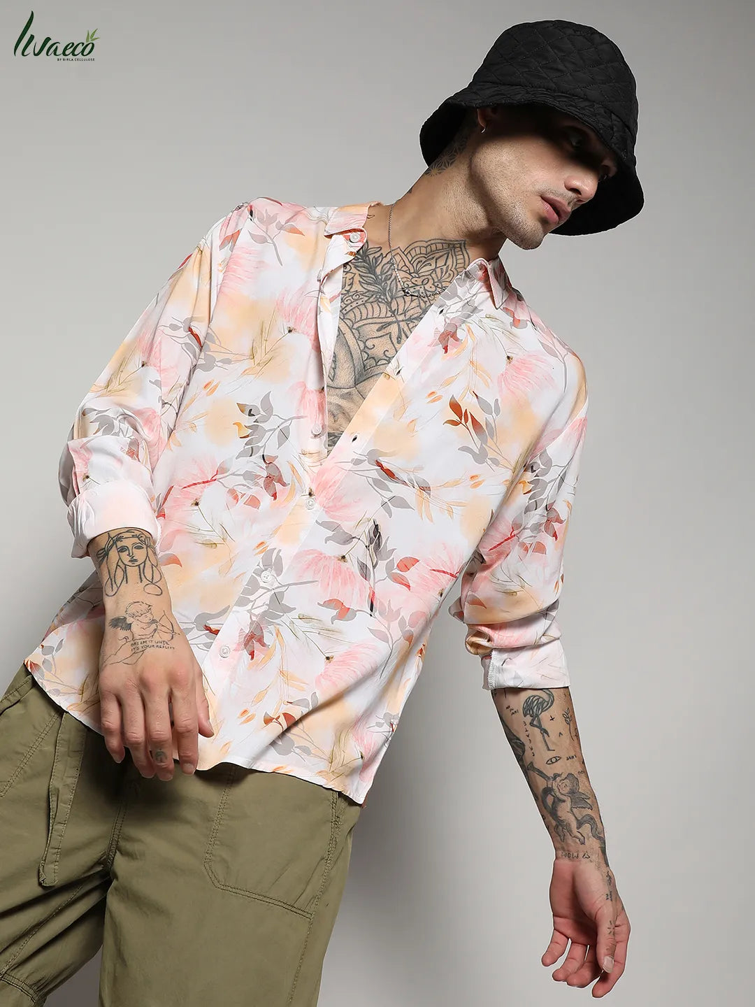 Ecoliva Faded Botanical Shirt