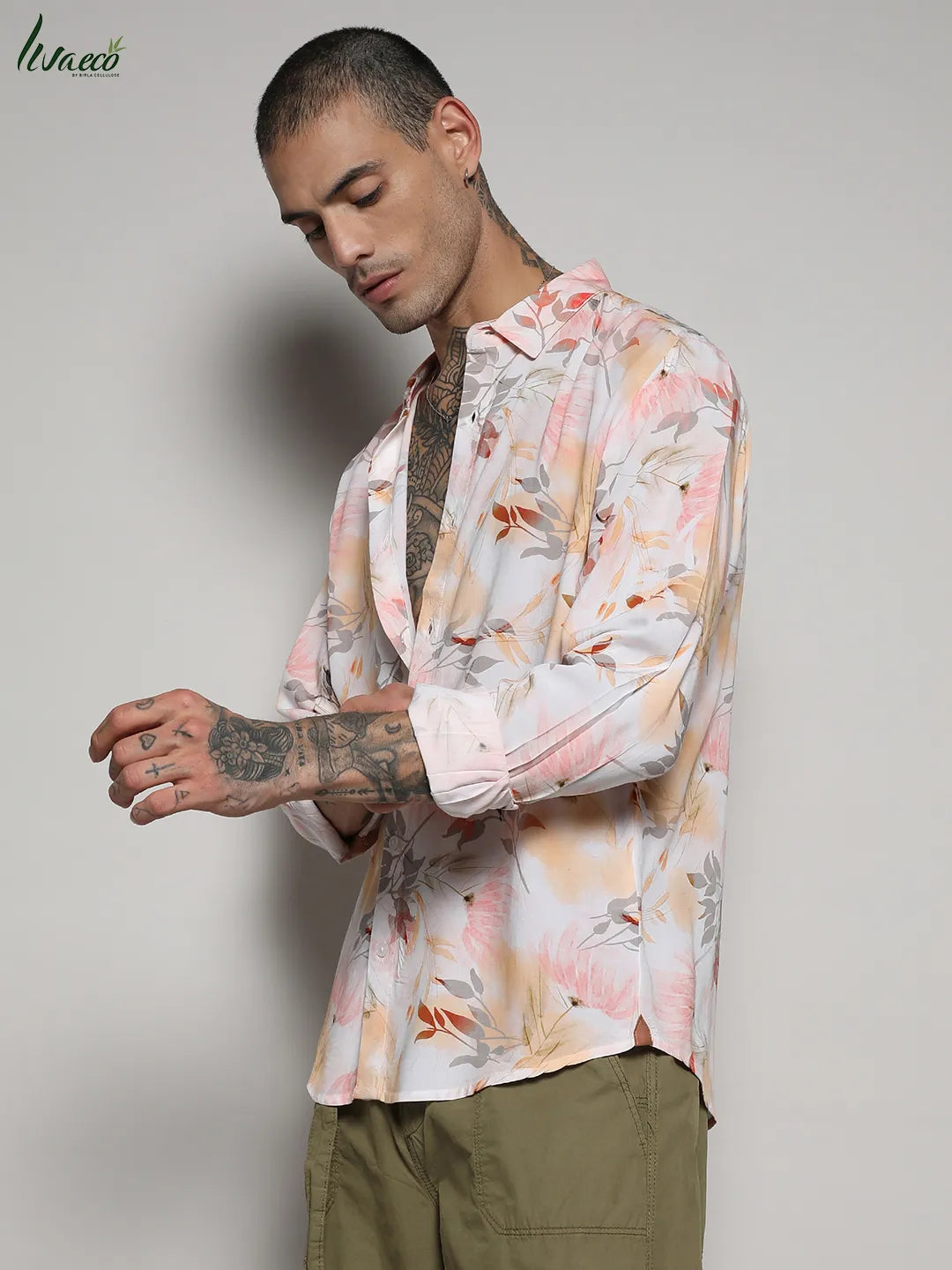 Ecoliva Faded Botanical Shirt