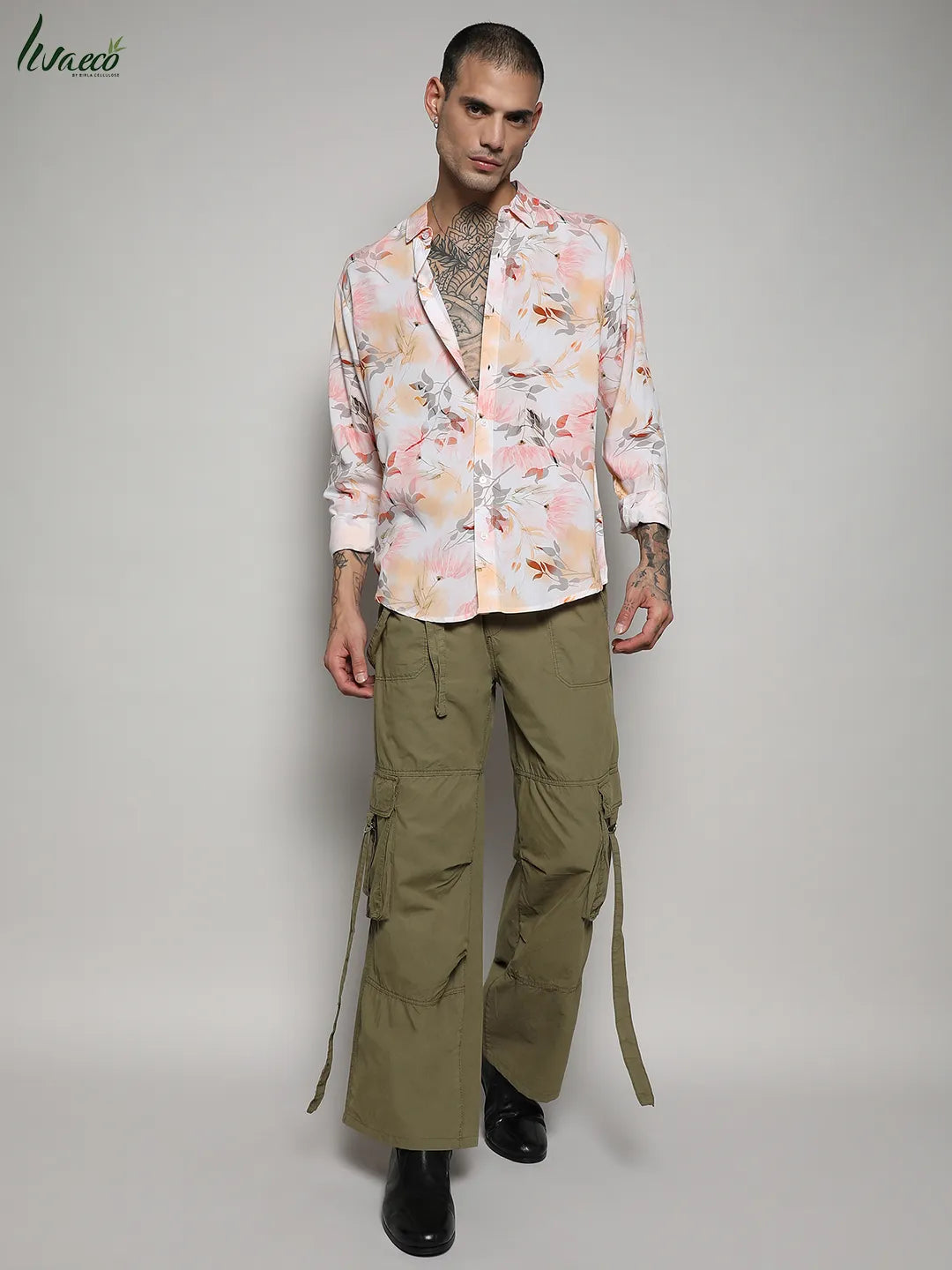 Ecoliva Faded Botanical Shirt