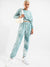 COTTON BLUE TIE DYE REGULAR FIT CO-ORD SET FOR CASUAL WEAR