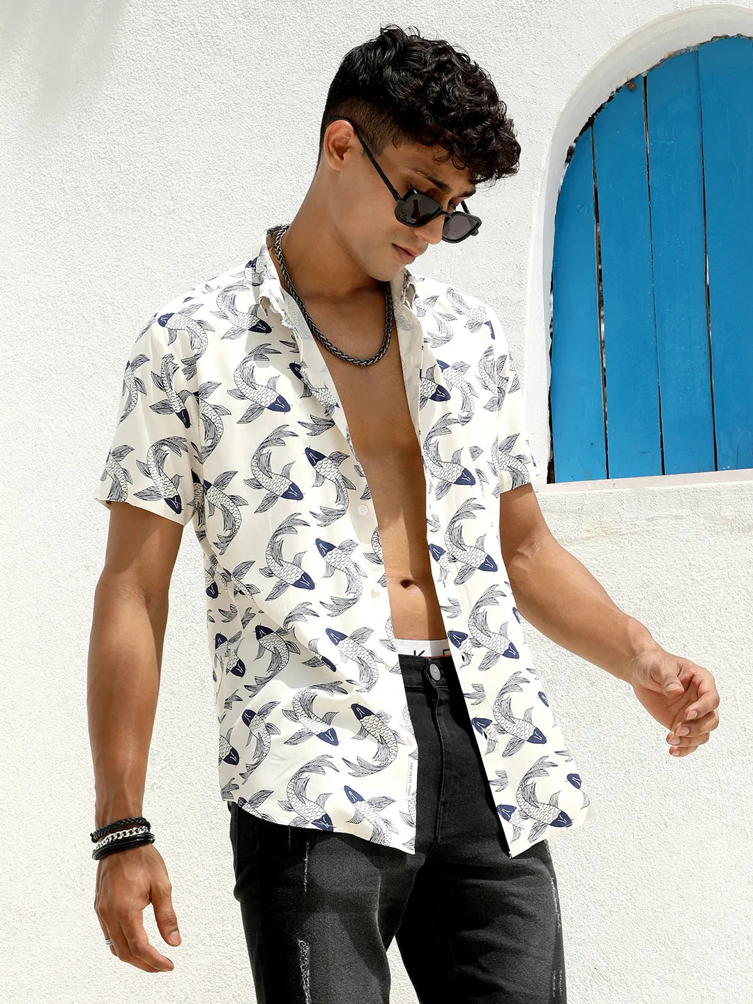 Fish Print Shirt