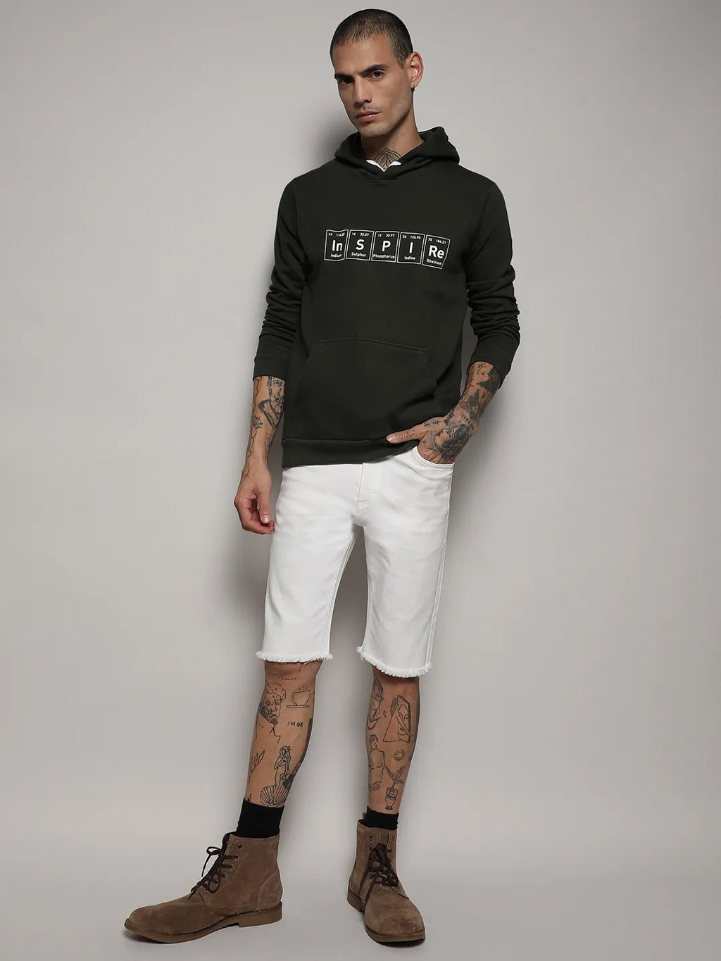 Inspire Hoodie With Kangaroo Pocket