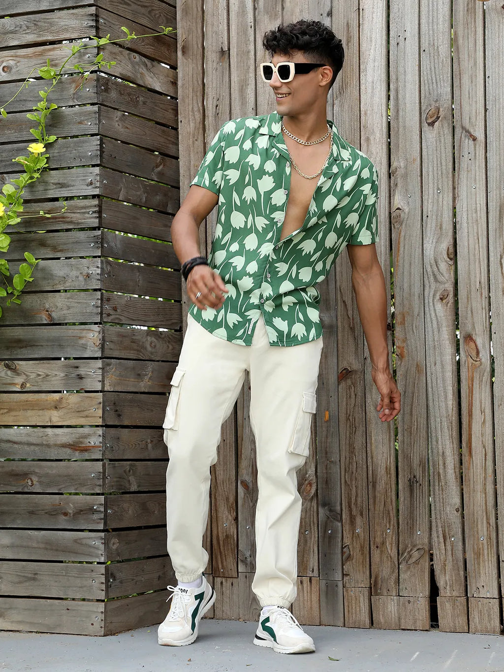 Botanical Block Shirt