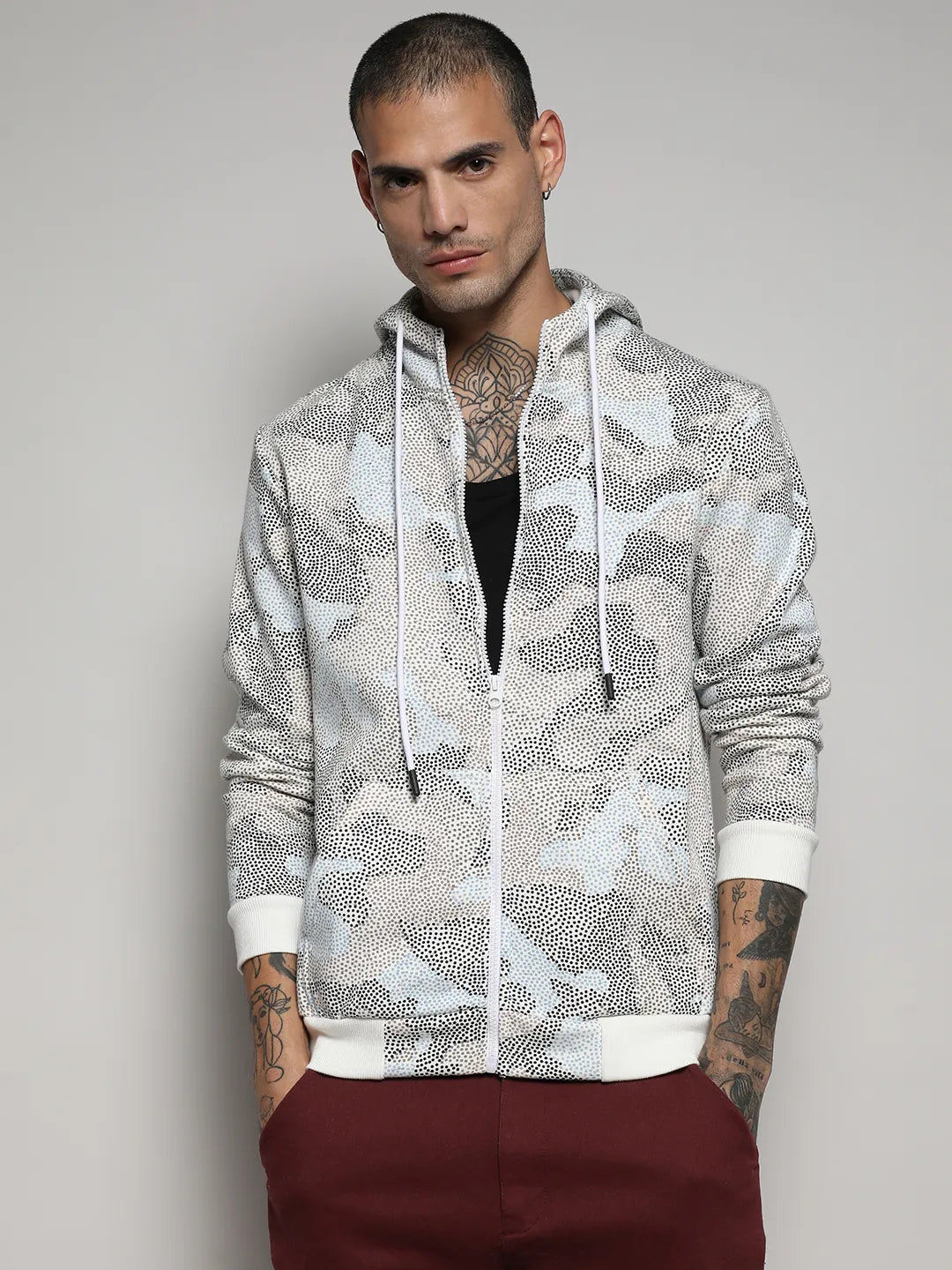 Abstract Dotted Sweatshirt