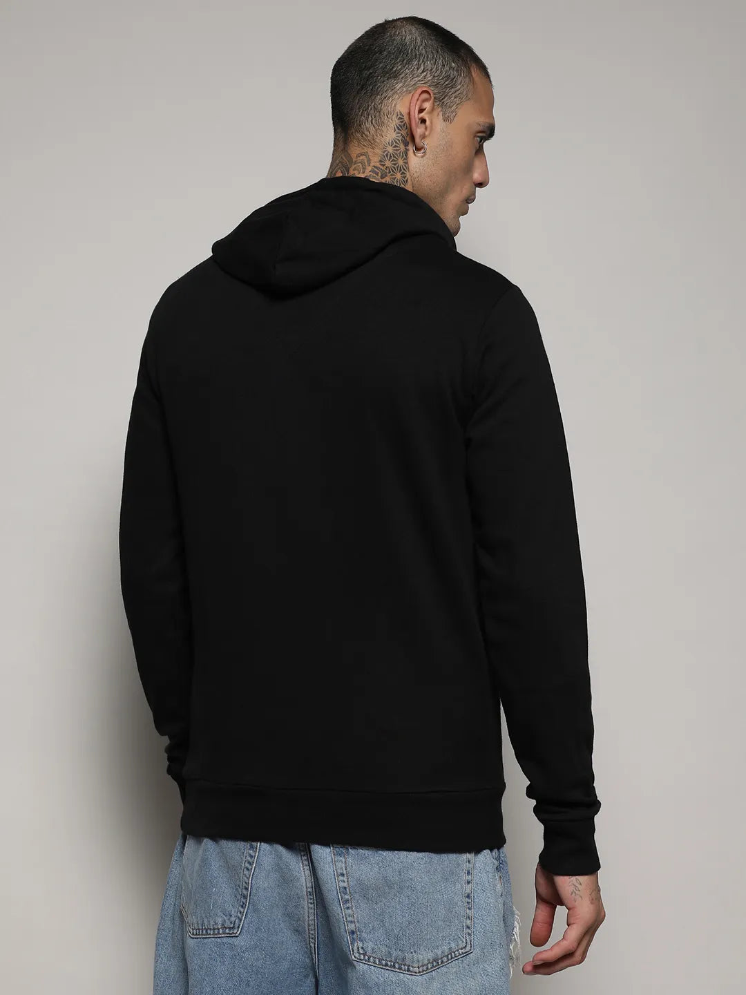 Zip-Front Hoodie With Insert Pocket
