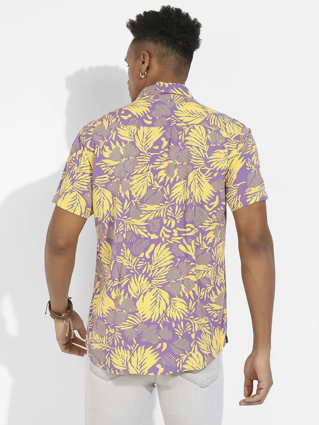 Contrast Foliage Shirt