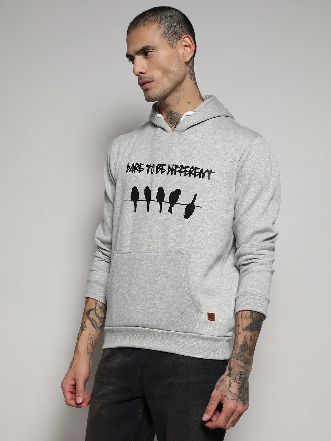 Dare To Be Different Hoodie With Kangaroo Pocket