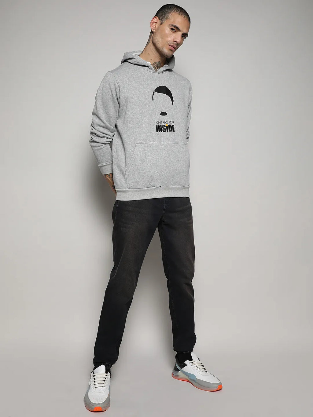 Who Are You Inside Hoodie With Kangaroo Pocket