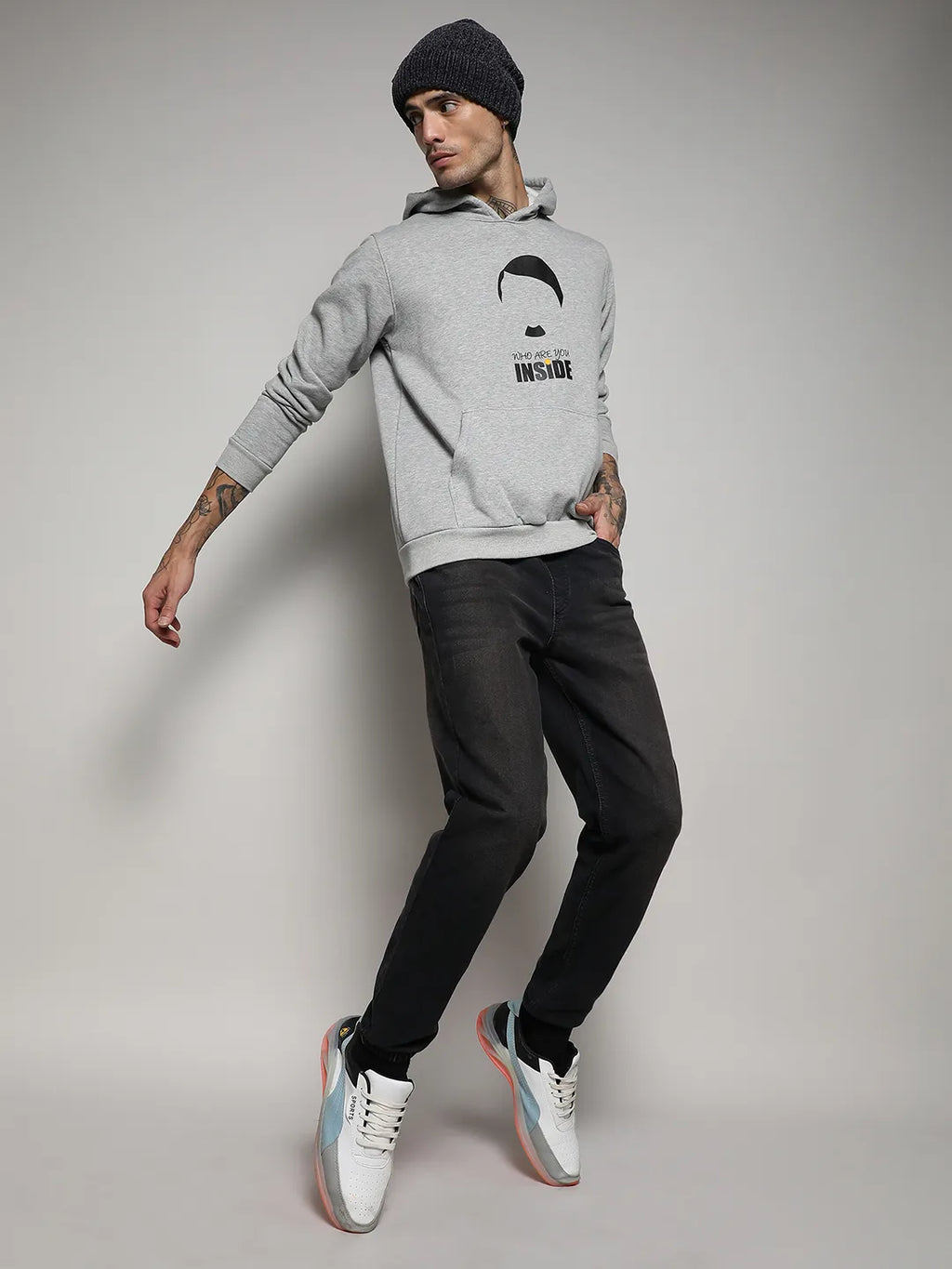 Who Are You Inside Hoodie With Kangaroo Pocket