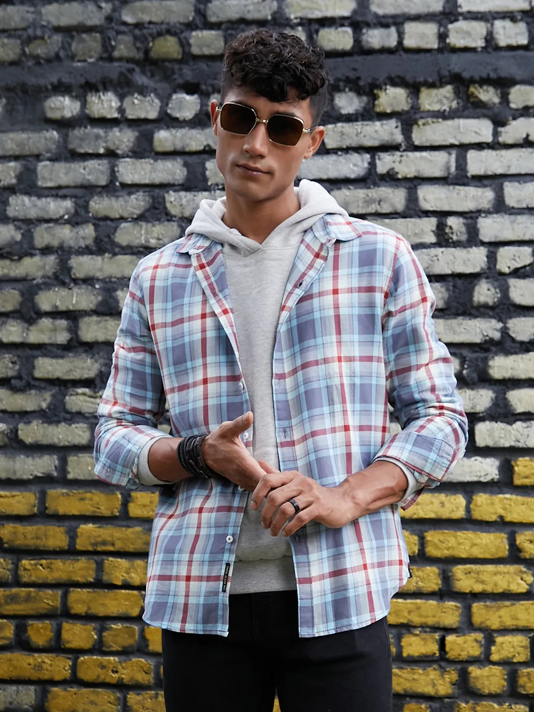 Multi Checks Print Shirt