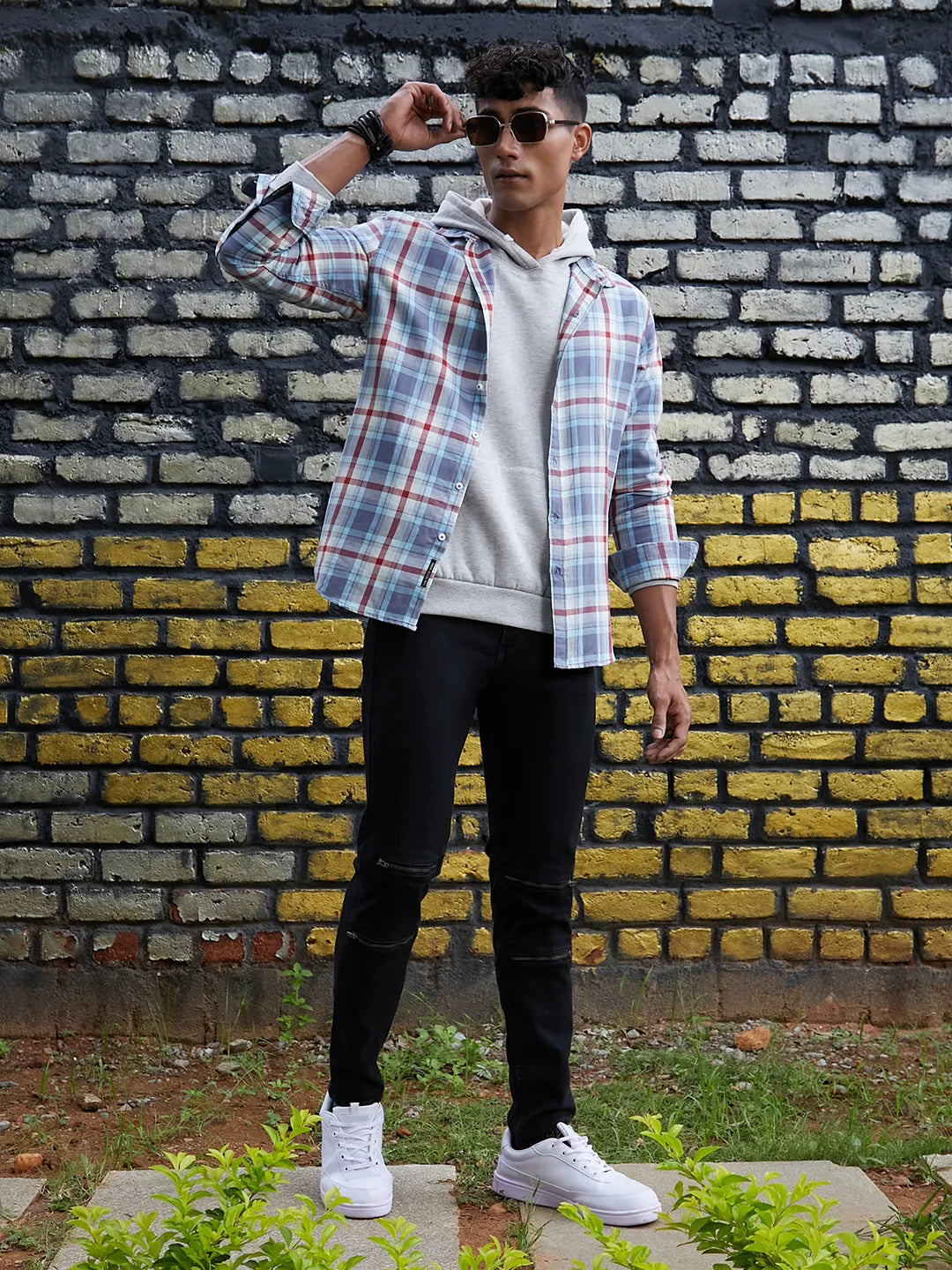 Multi Checks Print Shirt