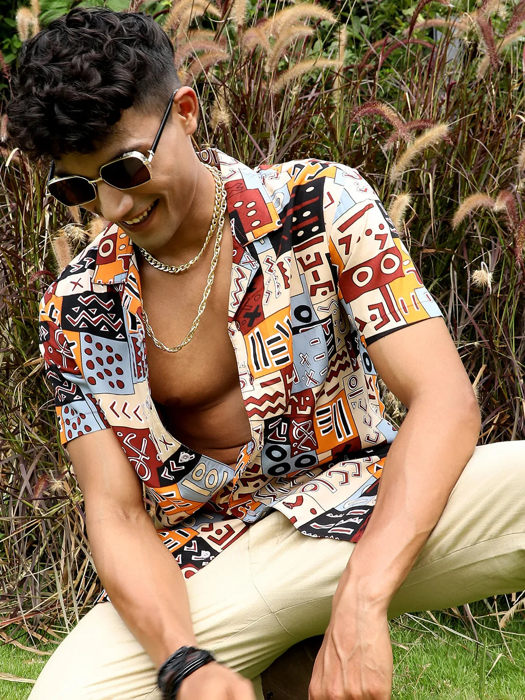 Aztec Print Shirt