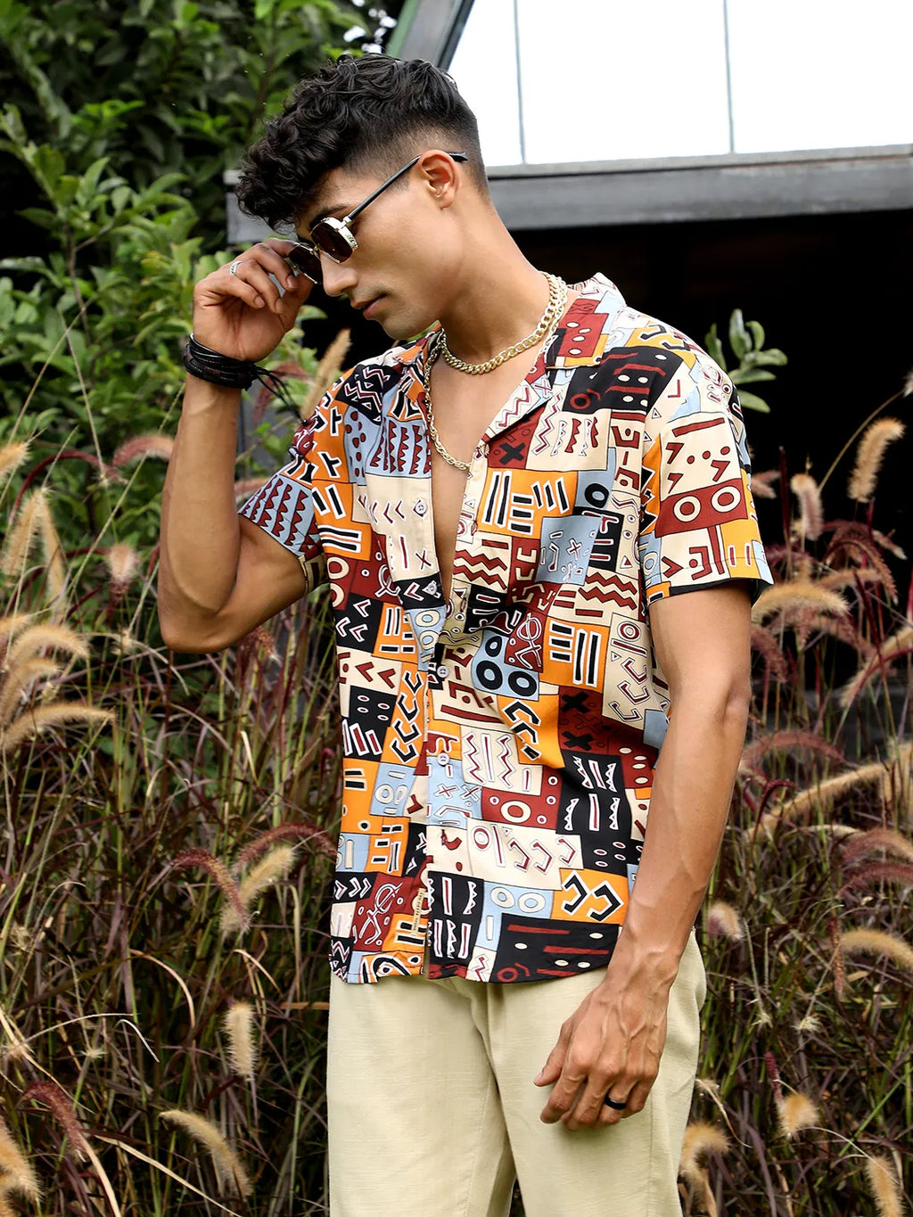 Aztec Print Shirt