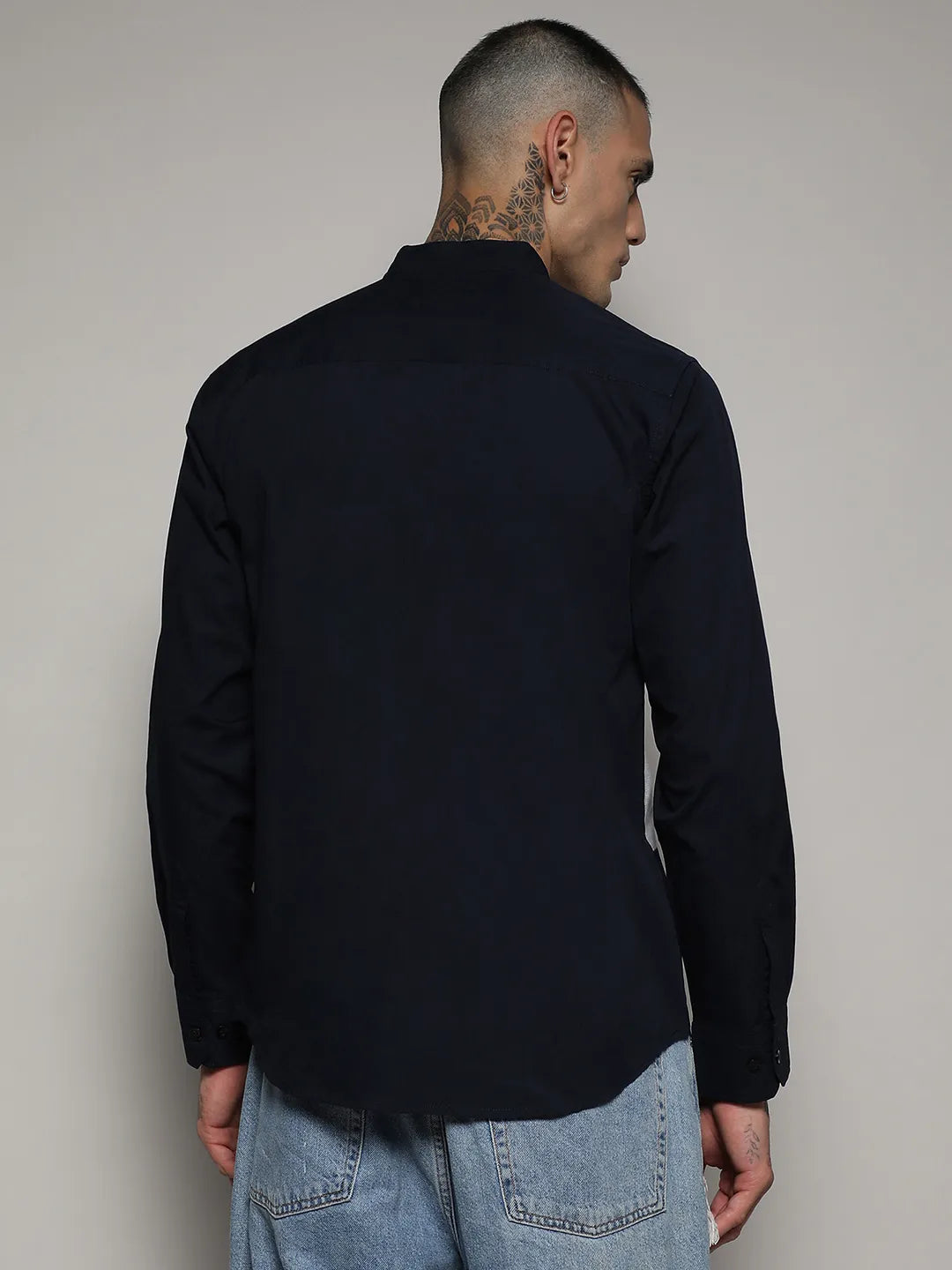 Contrast Panel Shirt