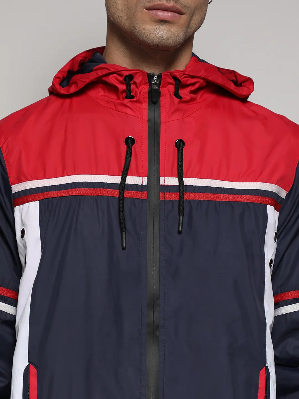 ₹1,599 | Campus Sutra Men's Multicolour Zip-Front Jacket With Insert ...