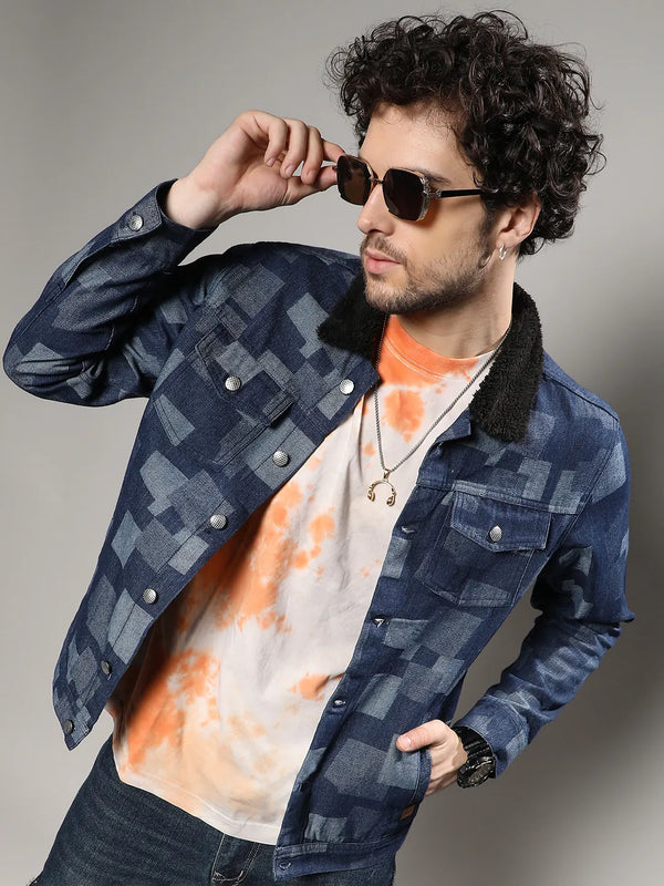 Bar Striped Quilted Jacket