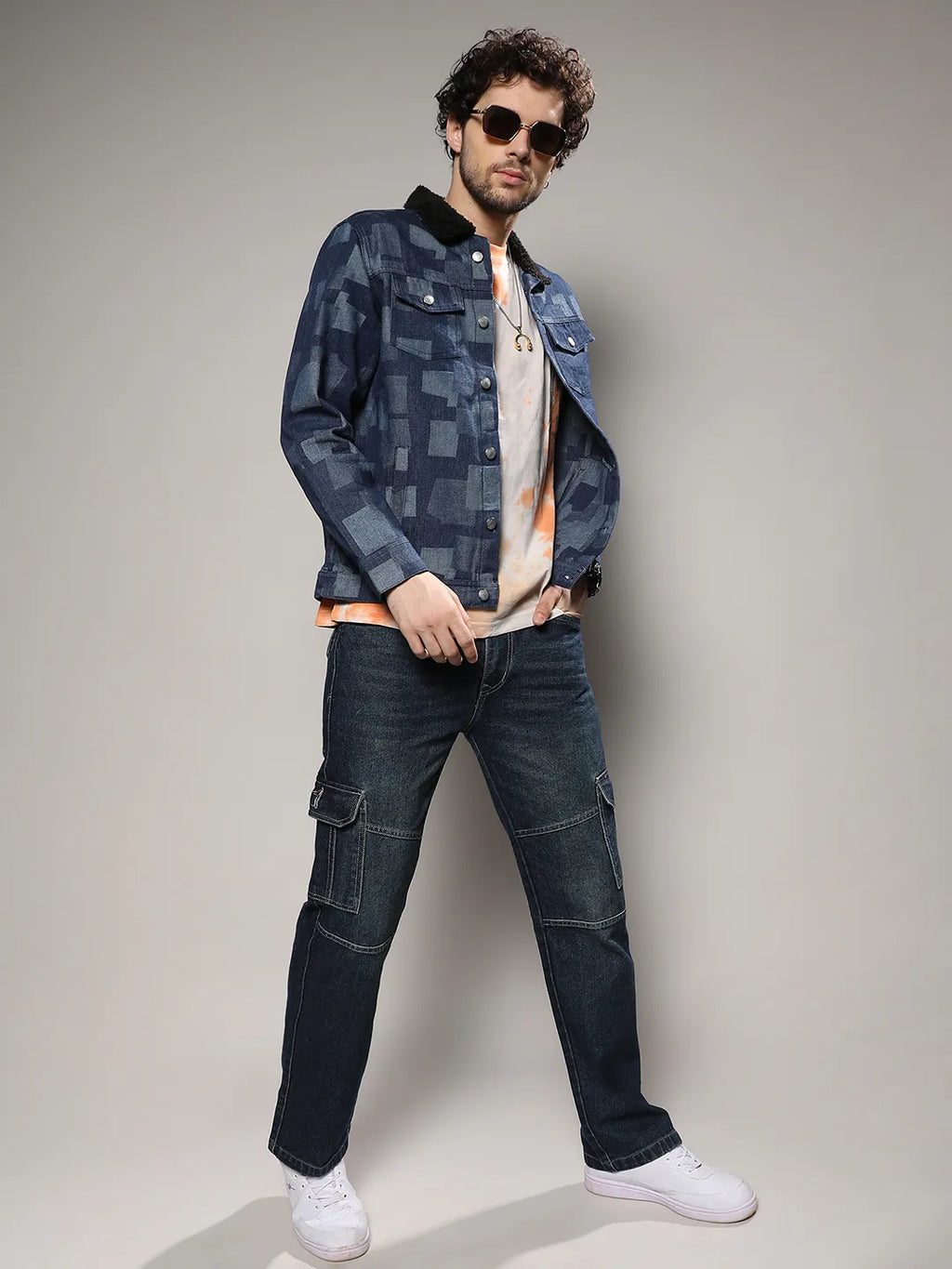 Bar Striped Quilted Jacket