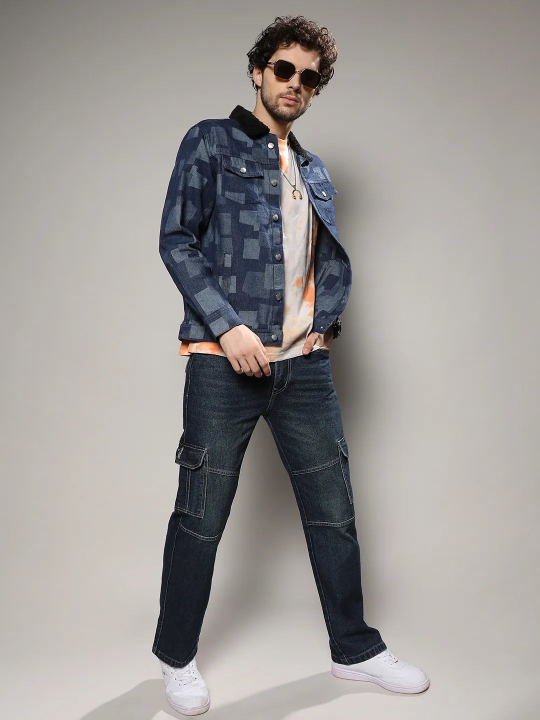 Bar Striped Quilted Jacket