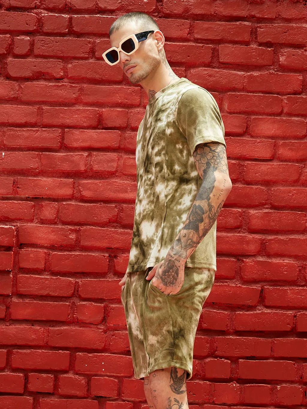 Tie-Dye Waffle Co-Ord Set