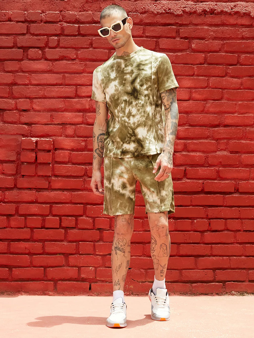 Tie-Dye Waffle Co-Ord Set