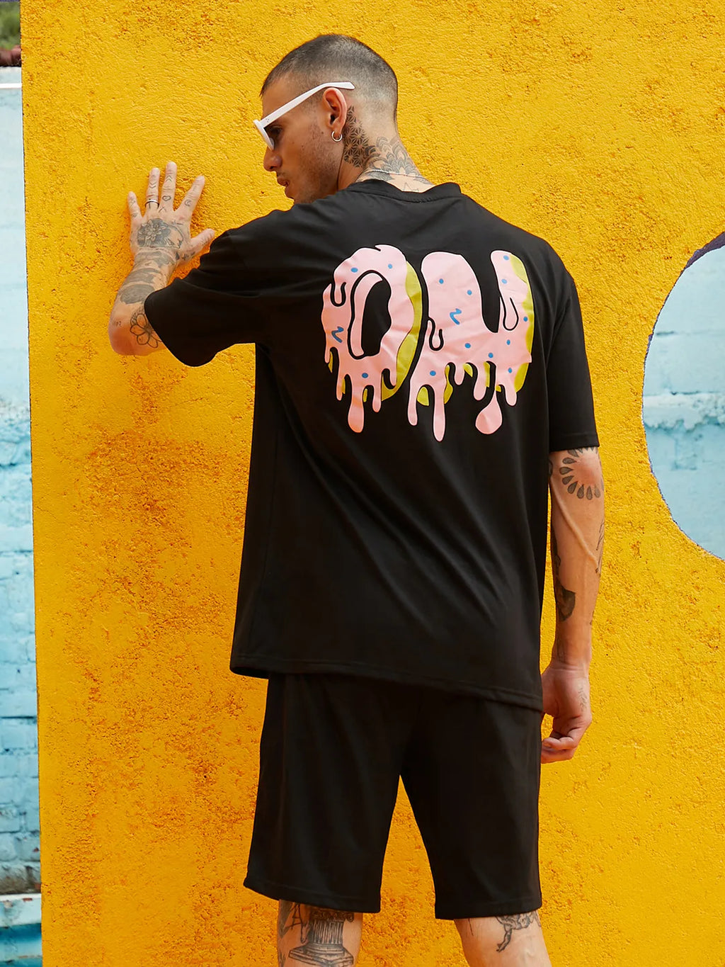 Oversized Black On-Off Co-Ord Set