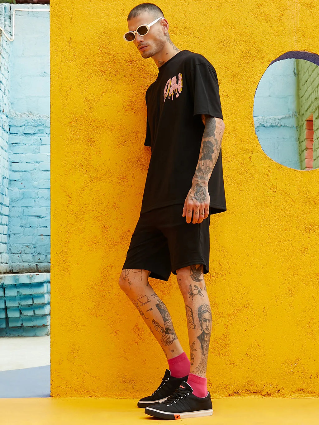 Oversized Black On-Off Co-Ord Set