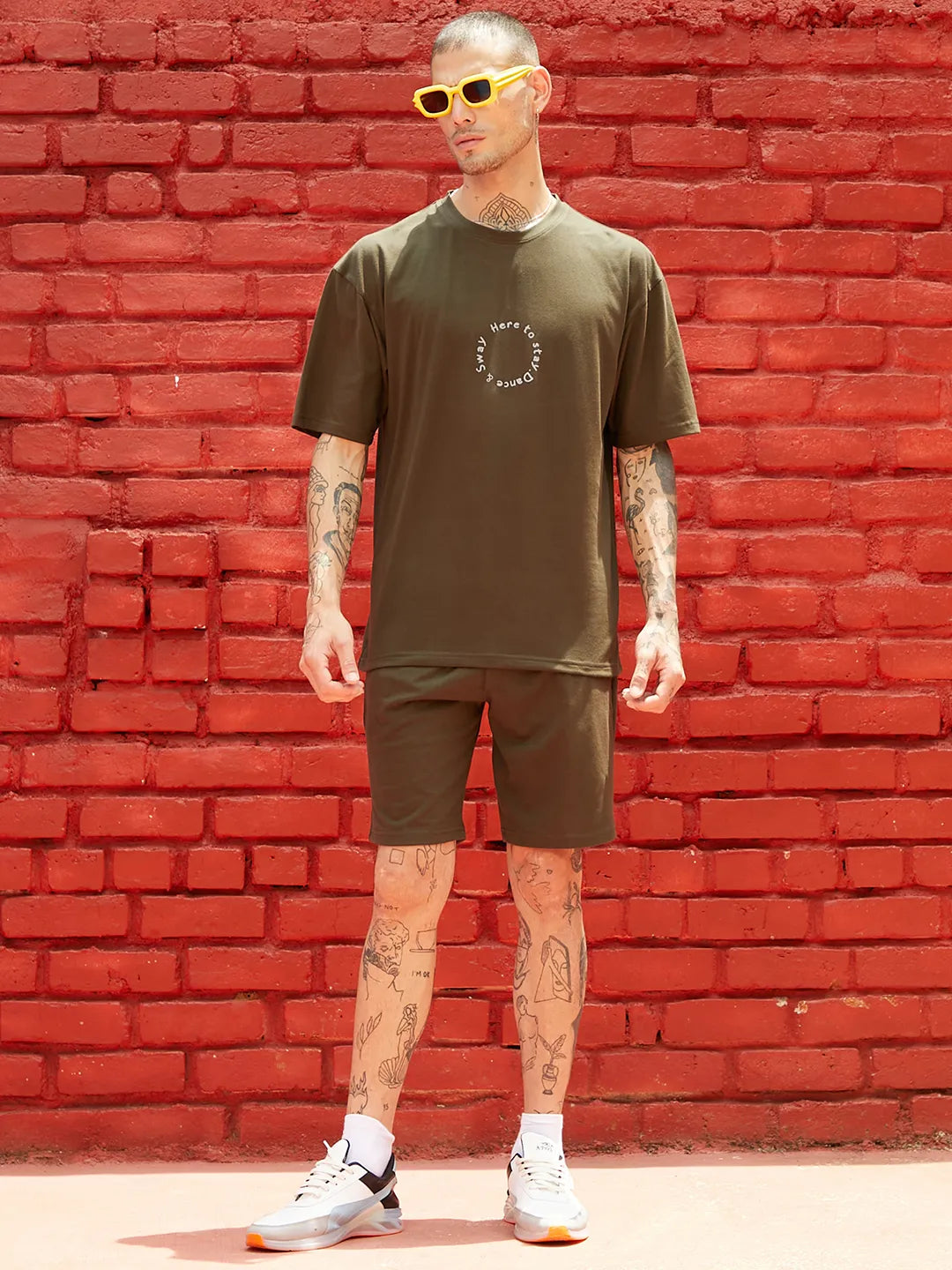 Oversized Forest Green Earth Dance Co-Ord Set