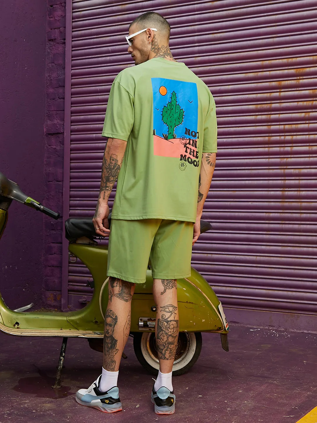 Oversized Green Sunny Cactus Co-Ord Set