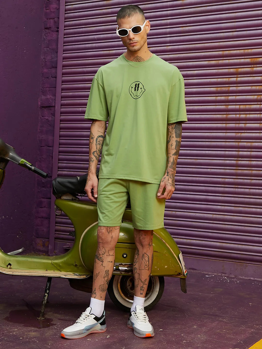 Oversized Green Sunny Cactus Co-Ord Set